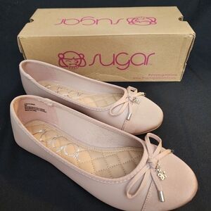 Sugar Women's Blush Ballet Flats